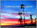 california – phantom planet with lyrics