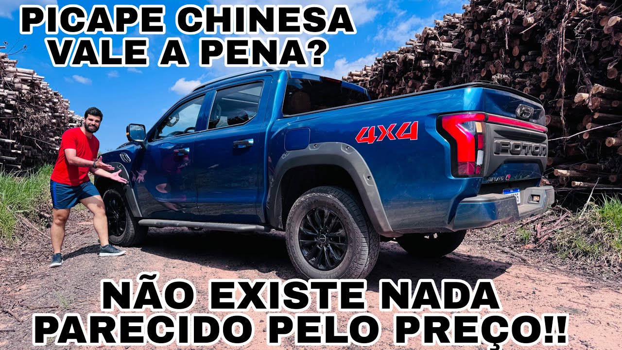 TEST DRIVE E AVALIAÇÃO FOTON TUNLAND V9 2.0 DIESEL HÍBRIDO 2026 | PONTOS POSITIVOS E NEGATIVOS!!