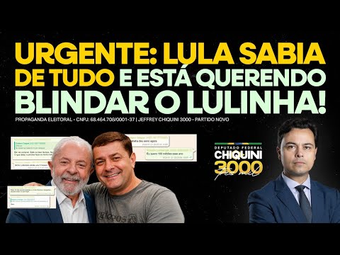 Lula sabia de tudo e Lulinha tinha até plano de fuga