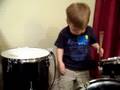 Merrick Jams on the Drums