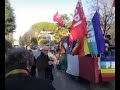 Partigiani in corteo Mirano (Venezia) contro il razzosmo