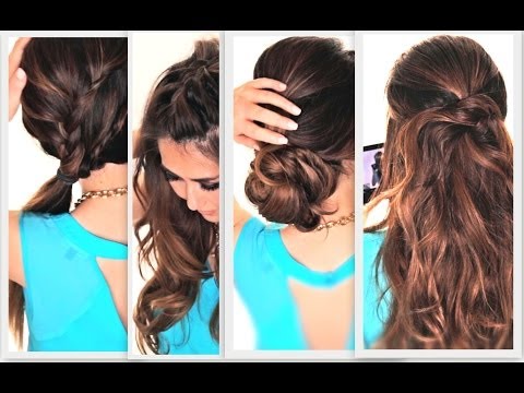 how to quick easy hairstyles for long hair