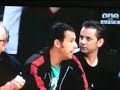 Adam Sandler Twitching At Lakers Game