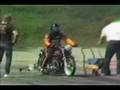 My Kawasaki Z1 Dragbike in 1985 with Lisa Kelly