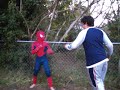me vs. spider-boy me vs. spider-boy