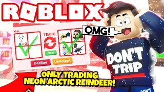Making A Neon Legendary Arctic Reindeer In Adopt Me New Adopt Me