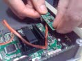 Placing the Popcorn Poweroff Module (PPM) module for the Popcorn Hour A-110. ppm.forum2go.nl
