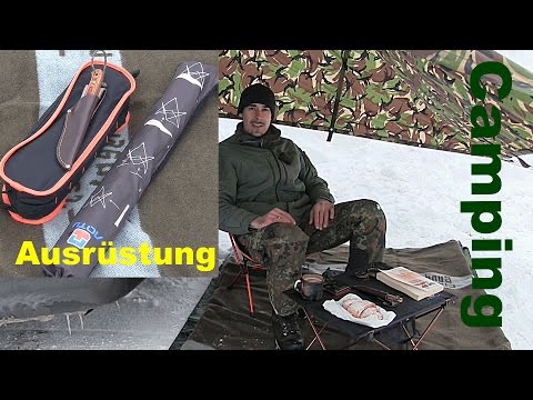Stuhl und Tisch - klappbar, leicht. Camping Urlaub | Outdoor AusrüstungTV