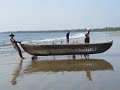Tarkarli: Launching a Fishing Boat