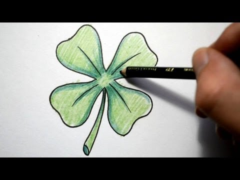 video-linktoworks-How to Draw a Four Leaf Clover