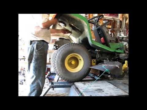 how to replace drive belt on john deere lx188