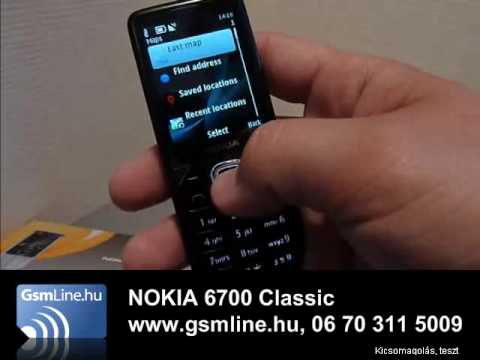 Nokia 6700 Classic teszt vide�