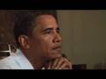 Barack Obama watches Michelle in Denver from Kansas City, MO