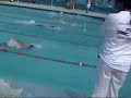 Longest and Perfect Backstroke Turn Ever...