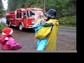Fire Truck Santa