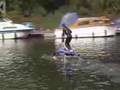 Stuff gets wet with the Pumpabike human hydrofoil