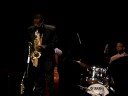 tuesday, 10/07/08, yoshi's, oakland, ca.

delfeayo marsalis brought a group to yoshi's in oakland, featuring victor atkins (p), mark gross (as/ss), mark shim (ts), david pulphus (b), and jason marsalis (d).  this is a short, abrupt film of tenor player mark gross' solo in the song 