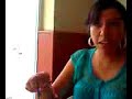 Gaby comiendo en su ultimo dia como estudiante de la uin