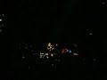 foo fighters concert, lead singer dave grohl, falls over while performing infront of a large audience. auckland, new zealand 6th may 2008.