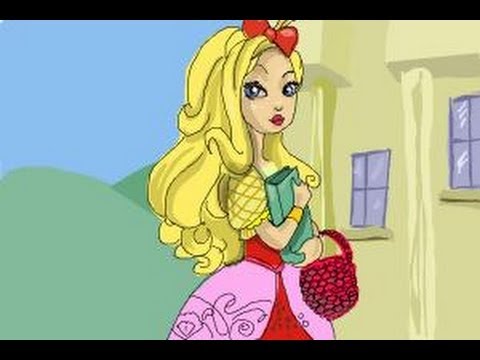 how to draw ever after high apple white
