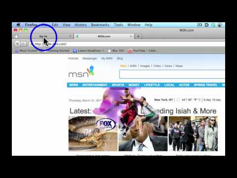how to change homepage on mac