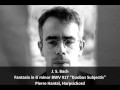 J. S. Bach - Fantasia in G minor BWV 917 Duobus Subjectis - Pierre Hantaï