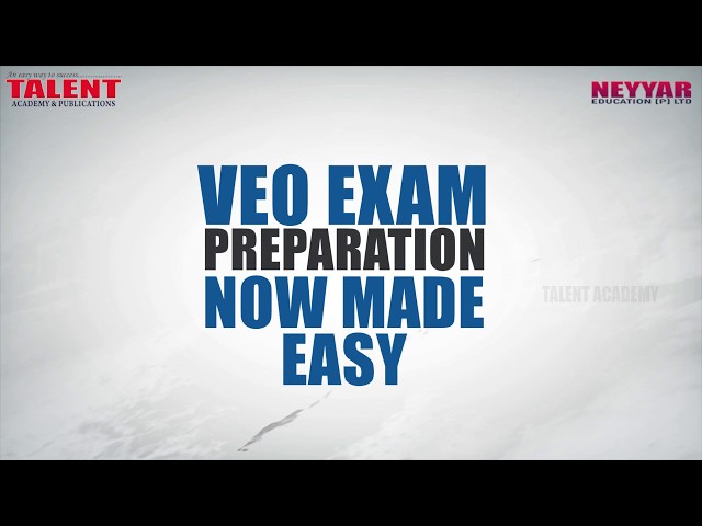 VEO (Village Extension Officer) Exam Rank File by Talent Academy