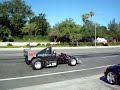 gs3 street legal indy car leavin supercar sunday. open header race car