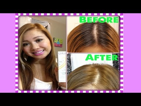 how to dye your hair a light brown