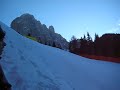 ski downhill jump