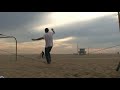 Hud Slacklining at the Beach