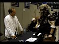 Presenting William hope with the Aliens Legacy Gold Award