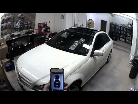 how to remote start mercedes