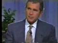 bush flicks off camra ! MUST WATCH! lol