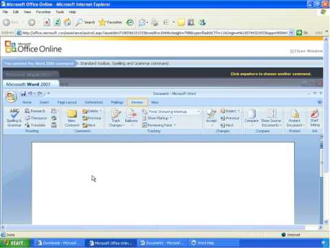 Word 2007 Tutorial 5 - Getting Help and Using The Interactive Command Reference Guide