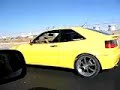 Corrado stage V, on the street, 18psi, 440cc injectors, lightened flywheel,TT 2.5 exhaust w/o cat, nology spark plugs wire set, 260/268 BM cam,cam adjustable sprocket, Peloquin LSD.