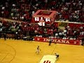 indiana university faces off against michigan state in a big 10 battle that went down to the finish.  in this clip, freshman dj white ties the game to send it into overtime.  the crowd is going nuts.  you dont get this perspective on tv!

not sure why the sound is off, it's definitely not like that in the actual video.