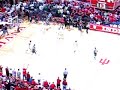 indiana university faces off against michigan state in a big 10 battle that went down to the finish.  in this clip, freshman dj white ties the game to send it into overtime.  the crowd is going nuts.  you dont get this perspective on tv!

not sure why the sound is off, it's definitely not like that in the actual video.