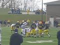 Kevin Grady drilled by Brandon Graham