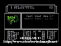a video that features the game: wizardry - proving grounds of the mad overlord, nes version. i'm playing the game using my first party out of several.