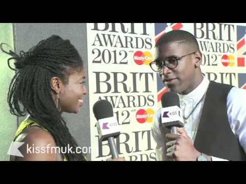 Labrinth at the BRIT Awards 2012 with KISS FM