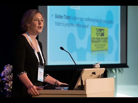 Welcome for Day 1 by GOVIS co-President Rebecca Schasching