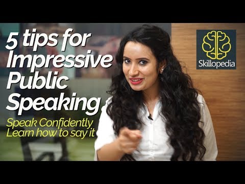 5 tips for impressive Public Speaking 