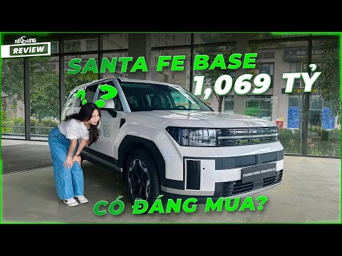Santa Fe 2024 bản base có đáng mua? Rẻ hơn bản Prestige 200 triệu, còn lại gì?