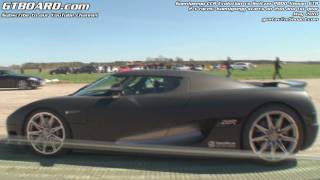 1080p:Switzer P800 Nissan GTR vs Koenigsegg CCR x 