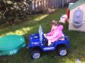 Zenaeh Rides Her Jeep and Plays Outside