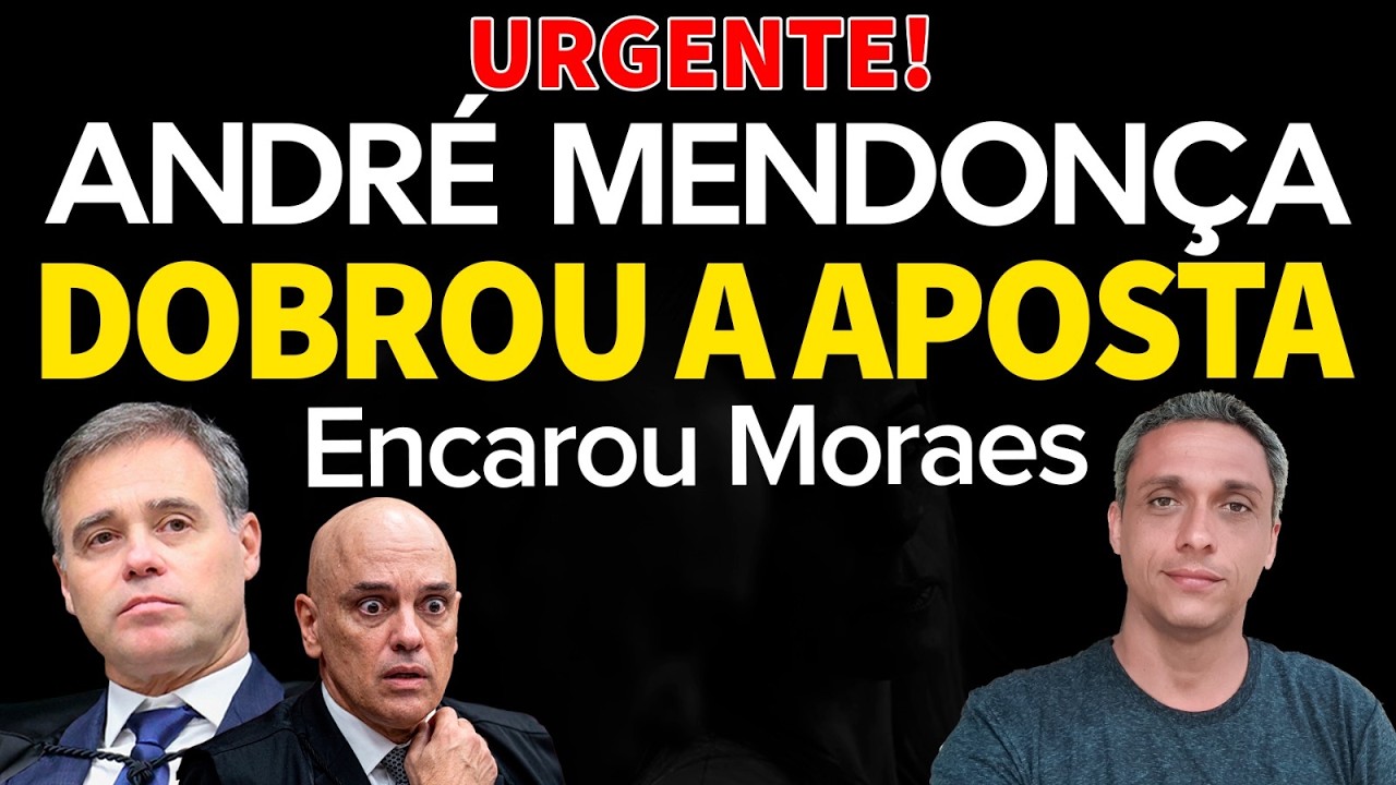 URGENTE! Mendonça DOBRA A APOSTA e parte pra cima de Moraes. É guerra!