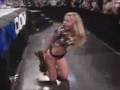 WWE Divas-Torrie Wilson pulls down Stacy Kieblers skirt to show her sexxy ass