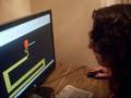 my mom playing the scary maze game (funny)
