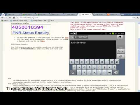 how to check pnr status